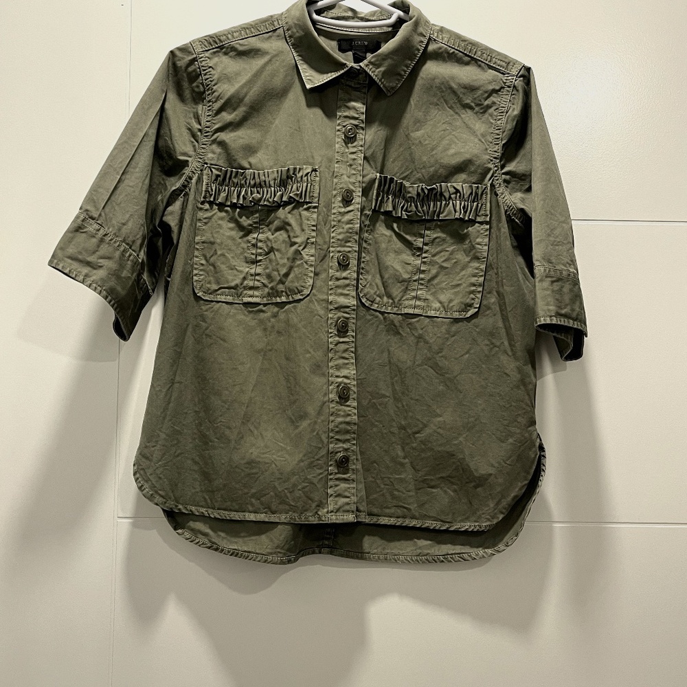 Army green utility shirt
